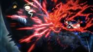Rei fighting Lycagon in the most recent episode (Image via C2C)